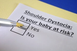 There are many risk factors for shoulder dystocia that your medical team should tell you about if your baby is at risk.